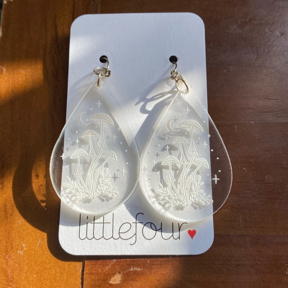 Mushroom earrings